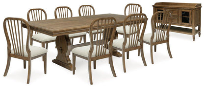 Sturlayne Dining Room Set Ashley Furniture Dining Room Set 10-Piece: Dining Table/Server/8-Dining Chair Fresh Start Furniture