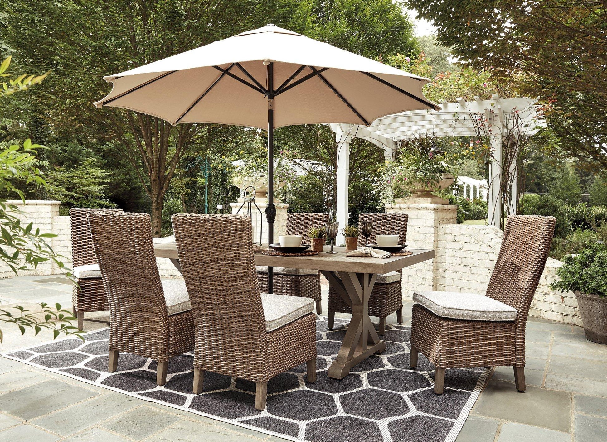 Beachcroft Outdoor Dining Set -  Ashley Furniture Outdoor Dining Set