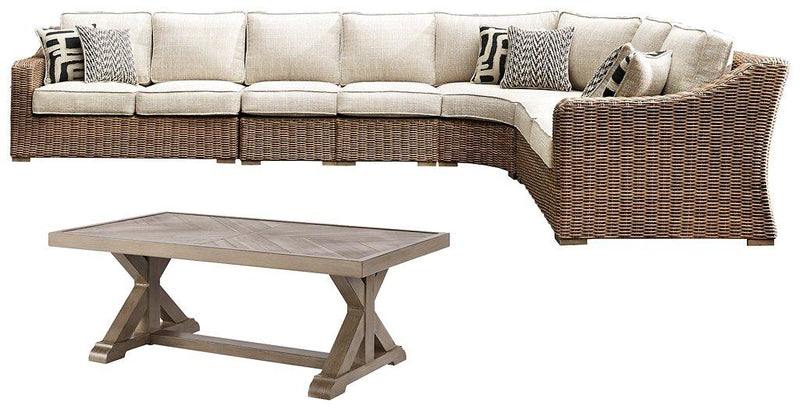 Beachcroft Outdoor Seating Set -  Ashley Furniture Outdoor Seating Set