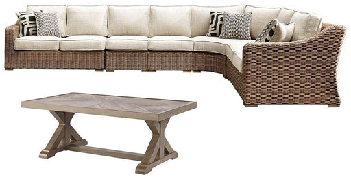 Beachcroft Outdoor Seating Set -  Ashley Furniture Outdoor Seating Set