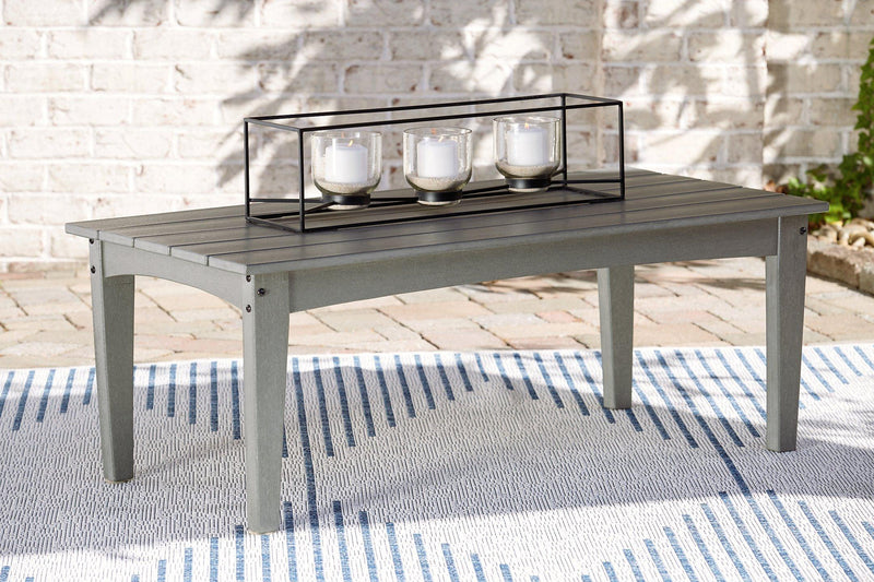 Visola Outdoor Occasional Table Set -  Ashley Furniture Outdoor Table Set  Fresh Start Furniture
