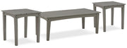 Visola Outdoor Occasional Table Set -  Ashley Furniture Outdoor Table Set  Fresh Start Furniture