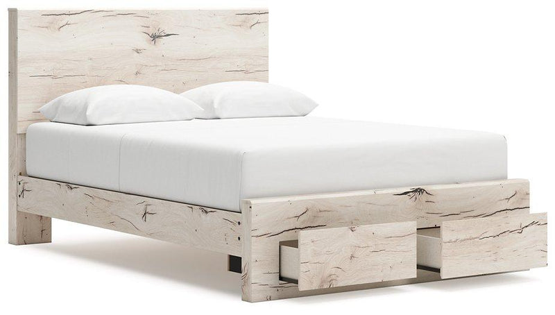 Lawroy Panel Storage Bed -  Ashley Furniture Bed  Fresh Start Furniture