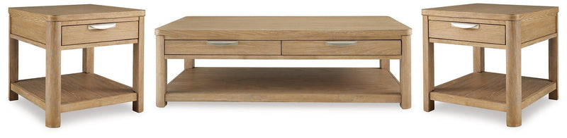 Rencott Occasional Table Set Ashley Furniture Table Set 3-Piece: Cocktail Table/2-End Table Fresh Start Furniture