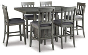 Hallanden Dining Room Set Ashley Furniture Dining Room Set 7-Piece: Counter Height Table/6-Barstool Fresh Start Furniture