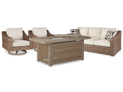 Beachcroft Outdoor Seating Set -  Ashley Furniture Outdoor Seating Set