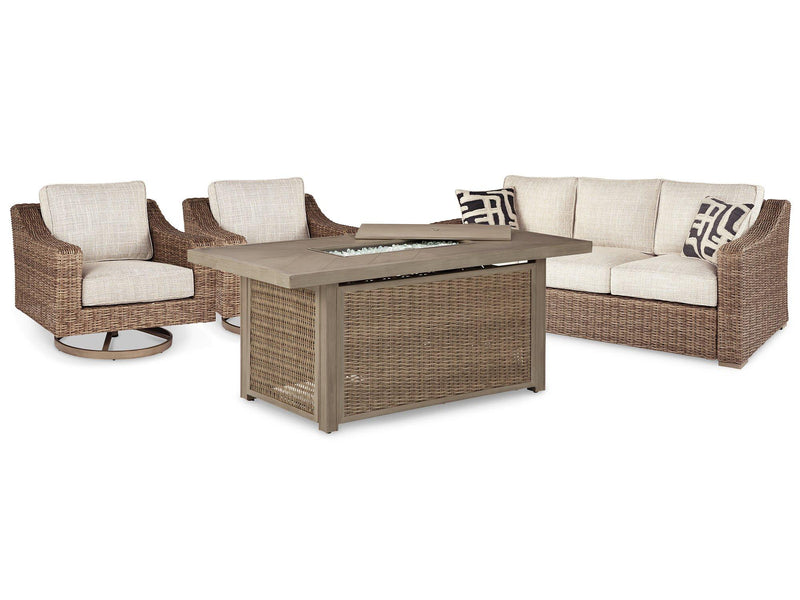 Beachcroft Outdoor Seating Set -  Ashley Furniture Outdoor Seating Set