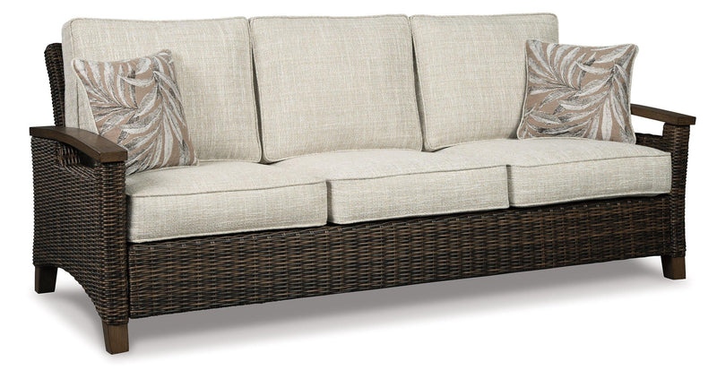 Paradise Trail Outdoor Sofa, Lounge Chairs and Fire Pit Table Ashley Furniture Outdoor Table Set  Fresh Start Furniture