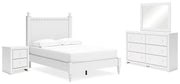 Mollviney Bedroom Set Ashley Furniture Youth Bedroom Set 6-Piece: Bed (Headboard,Footboard,Rails)/Dresser & Fresh Start Furniture