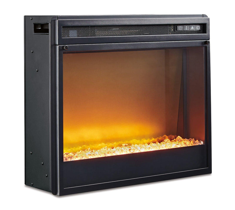 Wildenauer 76" TV Stand with Electric Fireplace Ashley Furniture TV Stand w/Fire  Fresh Start Furniture