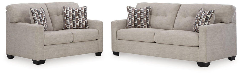 Mahoney Living Room Set Ashley Furniture Living Room Set Sofa/Loveseat / Pebble / Option 1 Fresh Start Furniture