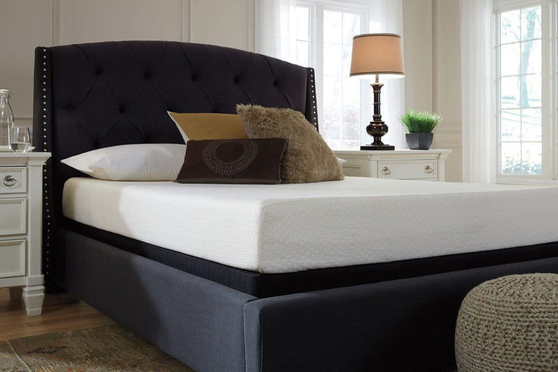 Chime 8 Inch Memory Foam Mattress in a Box -  Ashley Furniture Memory Foam Mattress  Fresh Start Furniture