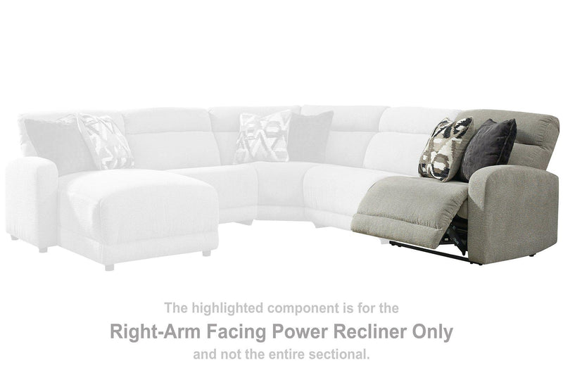Colleyville Power Reclining Sectional with Chaise -  Ashley Furniture Sectional  Fresh Start Furniture
