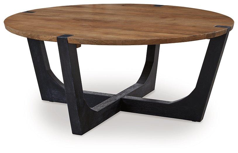 Hanneforth Occasional Table Set Ashley Furniture Table Set Cocktail Table/2-End Table Fresh Start Furniture