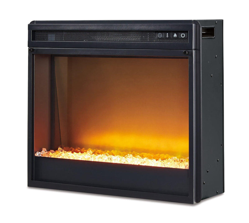 Wildenauer 76" TV Stand with Electric Fireplace Ashley Furniture TV Stand w/Fire  Fresh Start Furniture