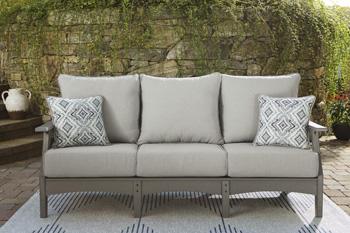 Visola Outdoor Sofa and Loveseat Set -  Ashley Furniture Outdoor Table Set  Fresh Start Furniture