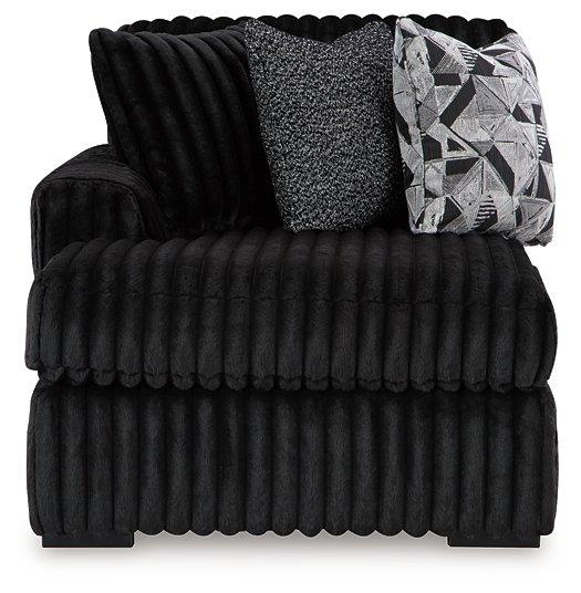 Midnight-Madness Super Chaise Ashley Furniture Sectional  Fresh Start Furniture