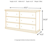 Maribel Dresser and Mirror Ashley Furniture Dresser & Mirror  Fresh Start Furniture