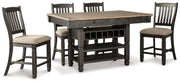 Tyler Creek Counter Height Dining Set Ashley Furniture Dining Room Set Counter Height Table/4-Barstool Fresh Start Furniture