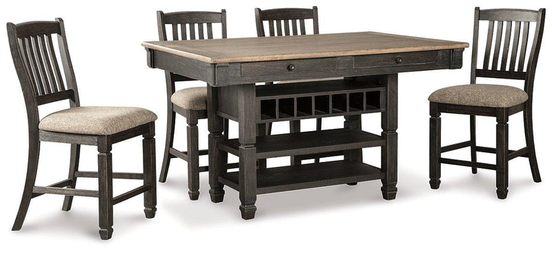 Tyler Creek Counter Height Dining Set Ashley Furniture Dining Room Set Counter Height Table/4-Barstool Fresh Start Furniture