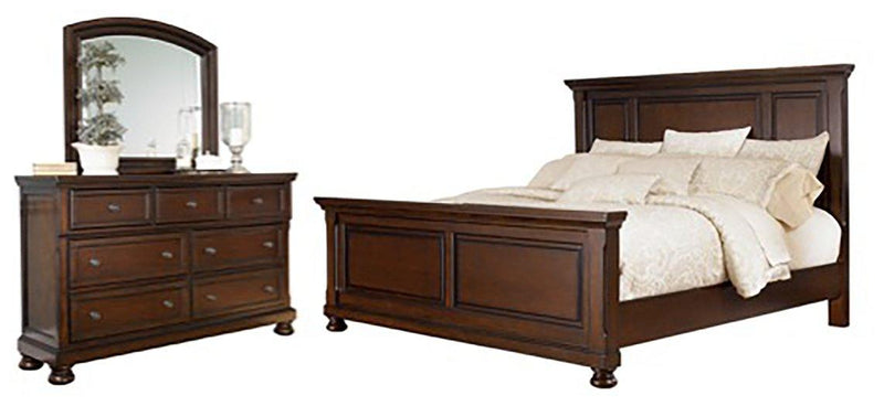 Porter Bedroom Set Ashley Furniture Bedroom Set Panel Bed / 5-Piece: Dresser & Mirror/Bed (Headboa Fresh Start Furniture