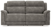 Next-Gen DuraPella Power Reclining Sofa Ashley Furniture Sofa Slate Fresh Start Furniture