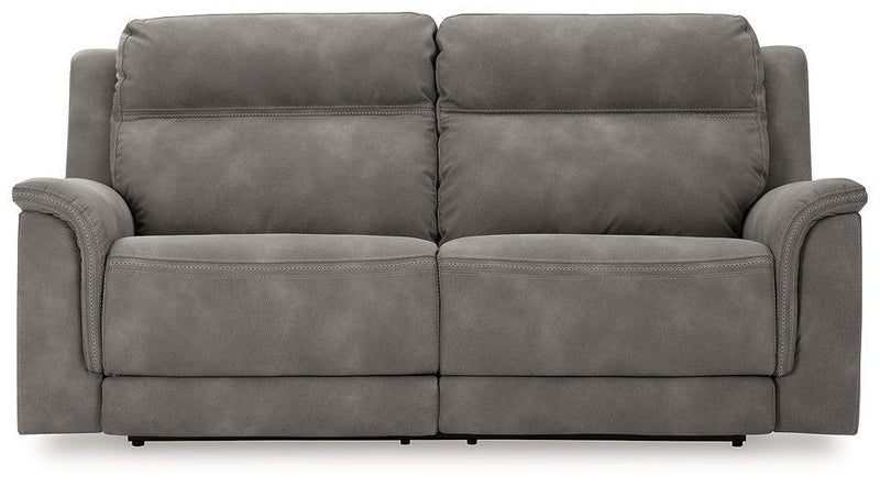Next-Gen DuraPella Power Reclining Sofa Ashley Furniture Sofa Slate Fresh Start Furniture