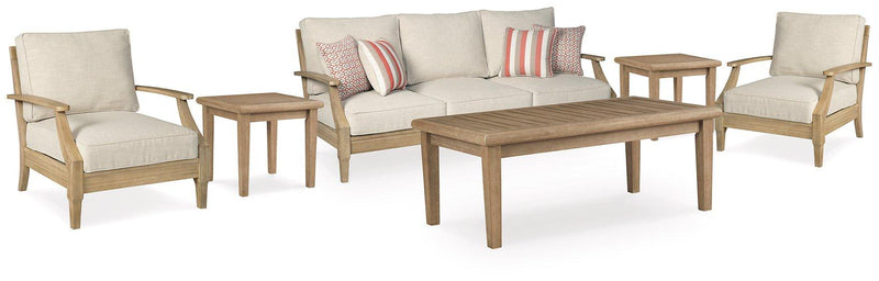 Clare View Outdoor Seating Set -  Ashley Furniture Outdoor Seating Set  Fresh Start Furniture