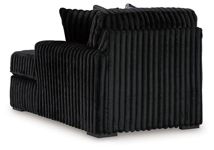 Midnight-Madness Super Chaise Ashley Furniture Sectional  Fresh Start Furniture