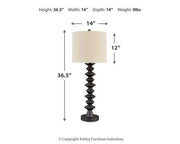 Luanndon Lamp Set Ashley Furniture Table Lamp Set  Fresh Start Furniture