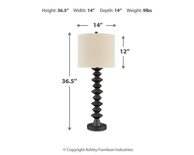 Luanndon Lamp Set Ashley Furniture Table Lamp Set  Fresh Start Furniture