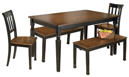 Owingsville Dining Room Set Ashley Furniture Dining Room Set Dining Table/2-Bench/2-Dining Chair Fresh Start Furniture