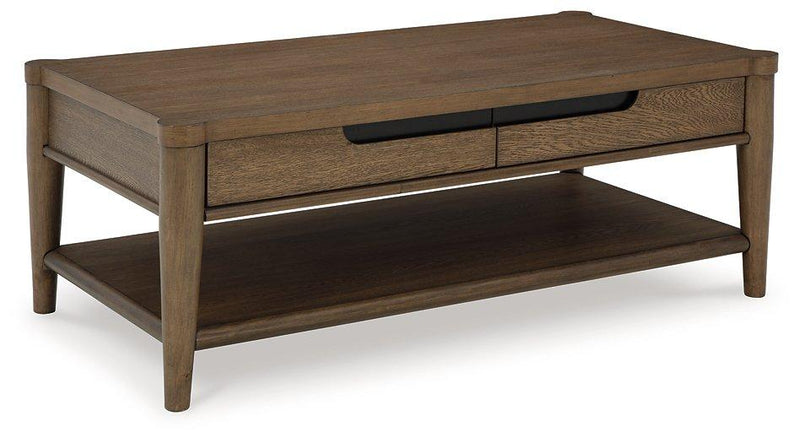 Roanhowe Occasional Table Set Ashley Furniture Table Set Cocktail Table/2-End Table Fresh Start Furniture