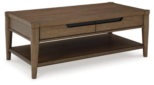 Roanhowe Occasional Table Set Ashley Furniture Table Set Cocktail Table/2-End Table Fresh Start Furniture