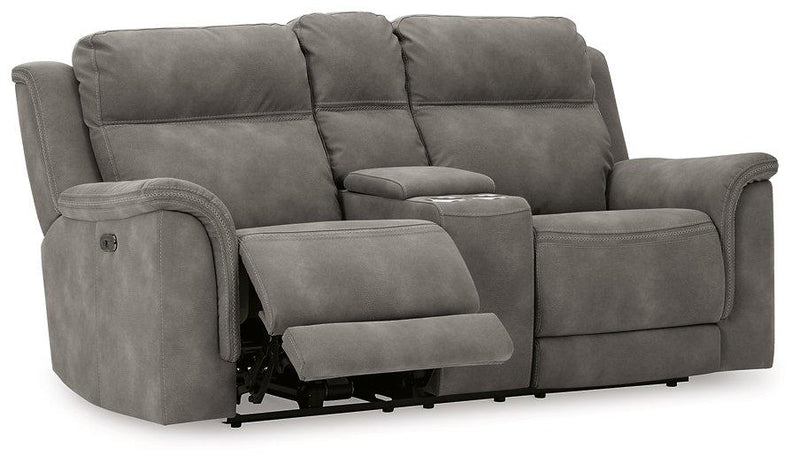 Next-Gen DuraPella Power Reclining Loveseat with Console Ashley Furniture Loveseat  Fresh Start Furniture