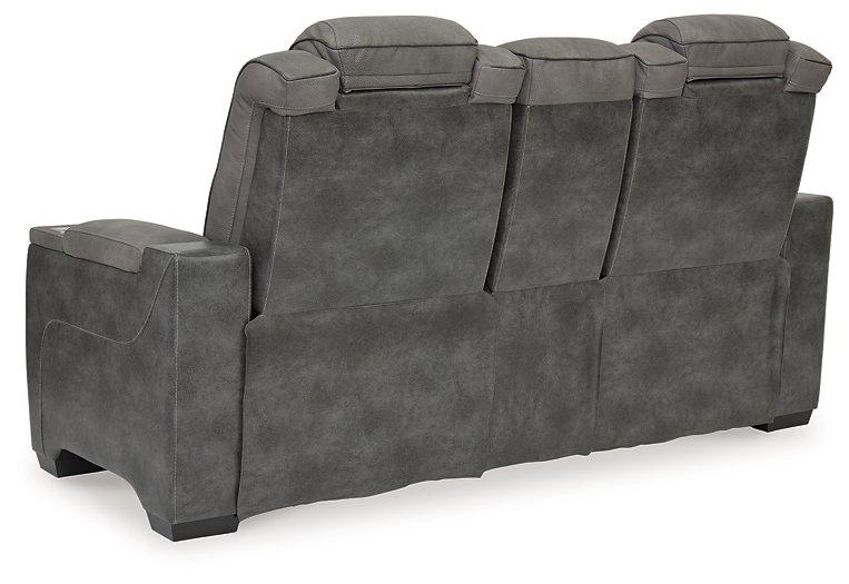 Next-Gen DuraPella Power Reclining Loveseat with Console Ashley Furniture Loveseat  Fresh Start Furniture