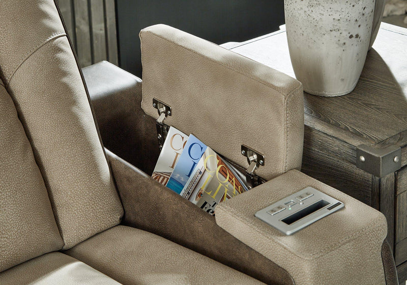 Next-Gen DuraPella Power Reclining Loveseat with Console Ashley Furniture Loveseat  Fresh Start Furniture