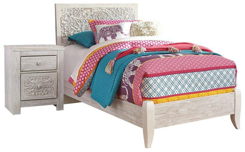 Paxberry Bedroom Set Ashley Furniture Youth Bedroom Set 4-Piece: Bed (Headboard, Footboard, Rails)/Nightst Fresh Start Furniture