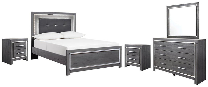 Lodanna Bedroom Set Ashley Furniture Bedroom Set Panel Bed / 7-Piece: Dresser & Mirror/Bed (Headboa Fresh Start Furniture