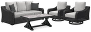 Beachcroft Outdoor Set -  Ashley Furniture Outdoor Table Set