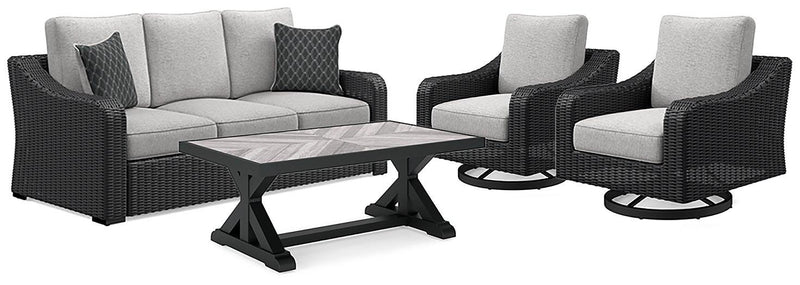 Beachcroft Outdoor Set -  Ashley Furniture Outdoor Table Set