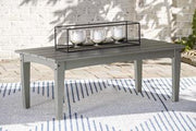 Visola Outdoor Occasional Table Set -  Ashley Furniture Outdoor Table Set  Fresh Start Furniture