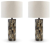 Ellford Lamp Set -  Ashley Furniture Table Lamp Set  Fresh Start Furniture