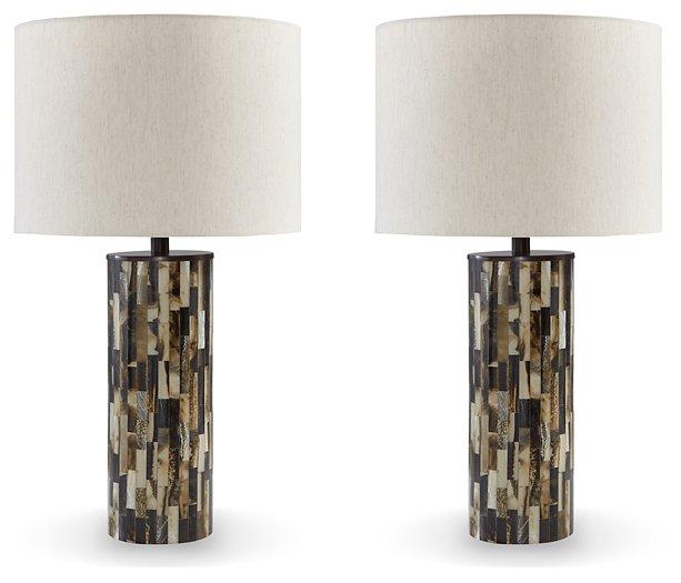 Ellford Lamp Set -  Ashley Furniture Table Lamp Set  Fresh Start Furniture