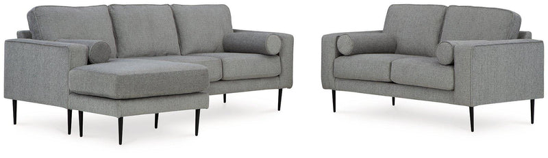 Hazela Living Room Set Ashley Furniture Living Room Set Chofa/Loveseat / Charcoal Fresh Start Furniture