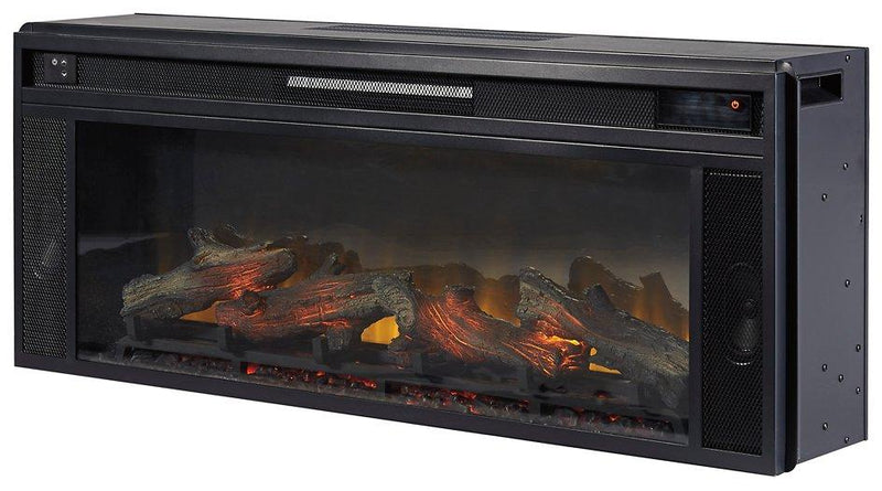 Kallari 84" TV Stand with Electric Fireplace Ashley Furniture TV Stand w/Fire  Fresh Start Furniture