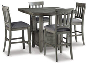 Hallanden Dining Room Set Ashley Furniture Dining Room Set 5-Piece: Counter Height Table/4-Barstool Fresh Start Furniture