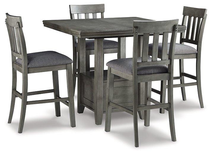 Hallanden Dining Room Set Ashley Furniture Dining Room Set 5-Piece: Counter Height Table/4-Barstool Fresh Start Furniture