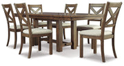Moriville Dining Room Set Ashley Furniture Dining Room Set Dining Table/6-Dining Chair Fresh Start Furniture