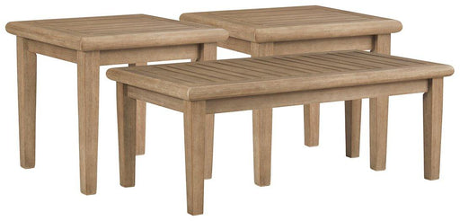 Gerianne Outdoor Occasional Table Set Ashley Furniture Outdoor Table Set Default Title Fresh Start Furniture